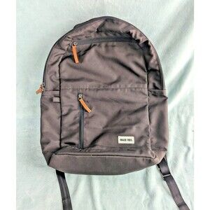 Made Free Urban Pack Backpack Charcoal Recycled Canvas 15 Laptop